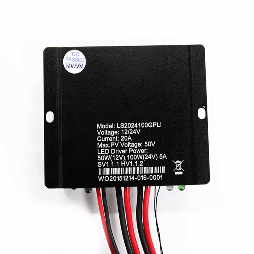 

EPSOLAR LS2024100GPLI 20A 12V 24V Solar charger controller timer IP67 Waterproof IR mobile APP