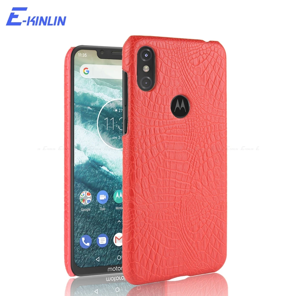 

Snake Crocodile Plastic Back Cover For Motorola Moto One Power E5 G7 G6 G5S G5 G4 Z Z2 Play X4 X 2017 C Plus Leather Phone Case