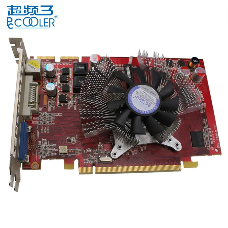 PCCOOLER K60 3Pin бесшумные вентиляторы охлаждения для видеокарты радиатор кулер для ПК 1,2 Вт для первоначальной NVIDIA Geforce ATI для ПК графическая карта