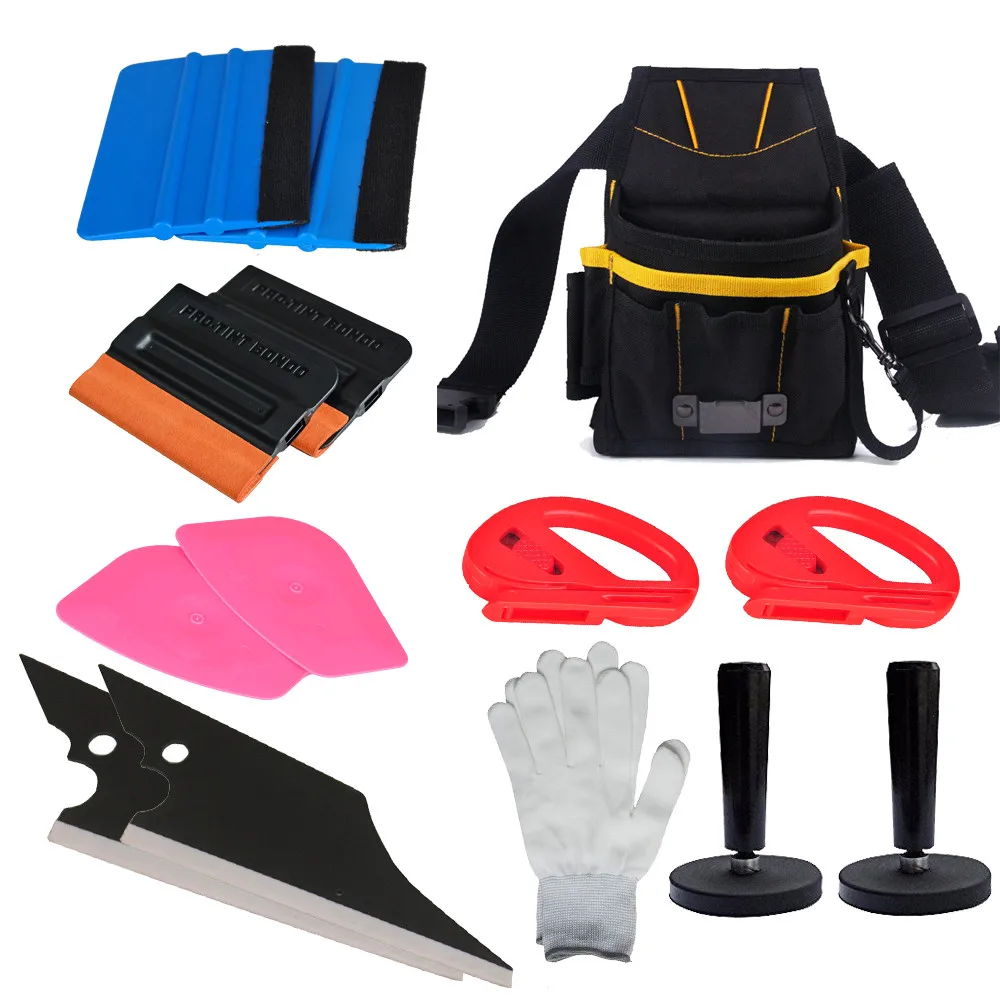 Car Wrap Vinyl Window Tint Stickers Wrap Application Tool Kit Squeegee