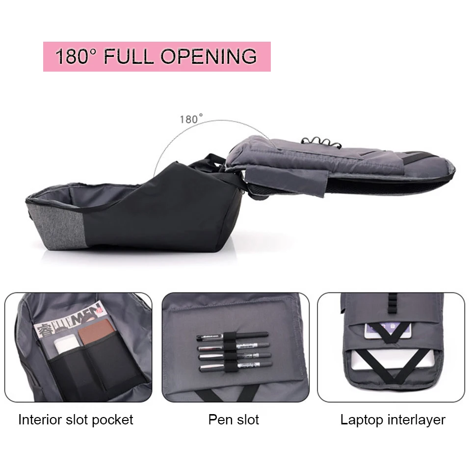 حقيبة السفر الرجال محمول 15.6 17 ''الظهر للماء مكافحة سرقة Bagpack USB شحن كلمة حقيبة حزمة طالب السفر أكياس حقيبة السفر الرجال محمول 15.6 17 ''الظهر للماء مكافحة سرقة Bagpack USB شحن كلمة حقيبة حزمة طالب السفر أكياس