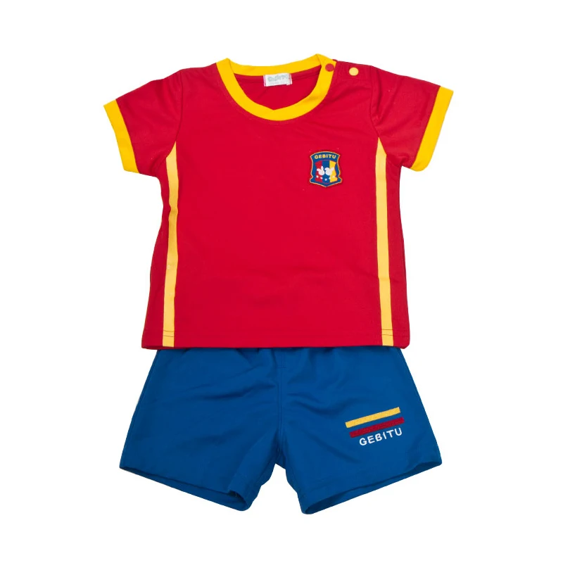 2016 New summer football kids clothes set 6 countries football teams