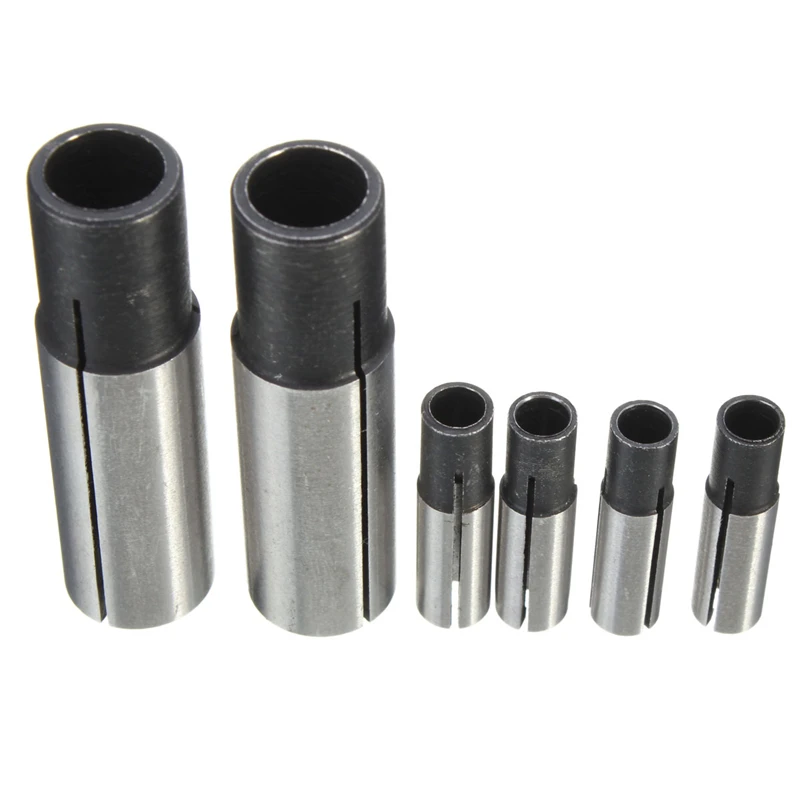 

1pc 6mm to 3.175mm 1/8 Inch Inner Diameter High Precision Engraving Bit CNC Router Tool Adapter For Collet Or 12.7mm to 4mm