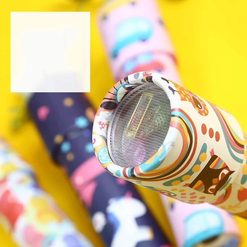 Magic Kaleidoscopes Toys Rotating Stretchable Colorful World Imaginative Classic Educational Toy for Children Kaleidoscope Gift