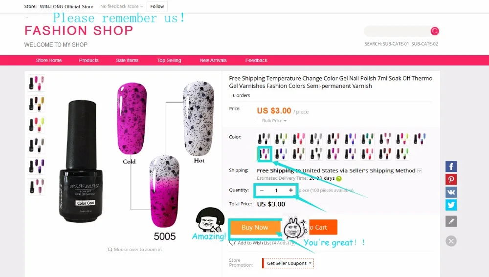 Buy Now Gel nail Polish 