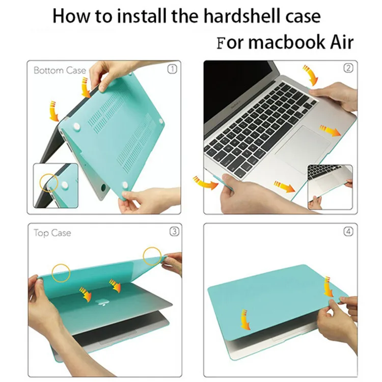 Новый чехол с мраморной текстурой для Macbook Pro 13 15 4 Apple Air Retina 11 12 ноутбука сенсорной