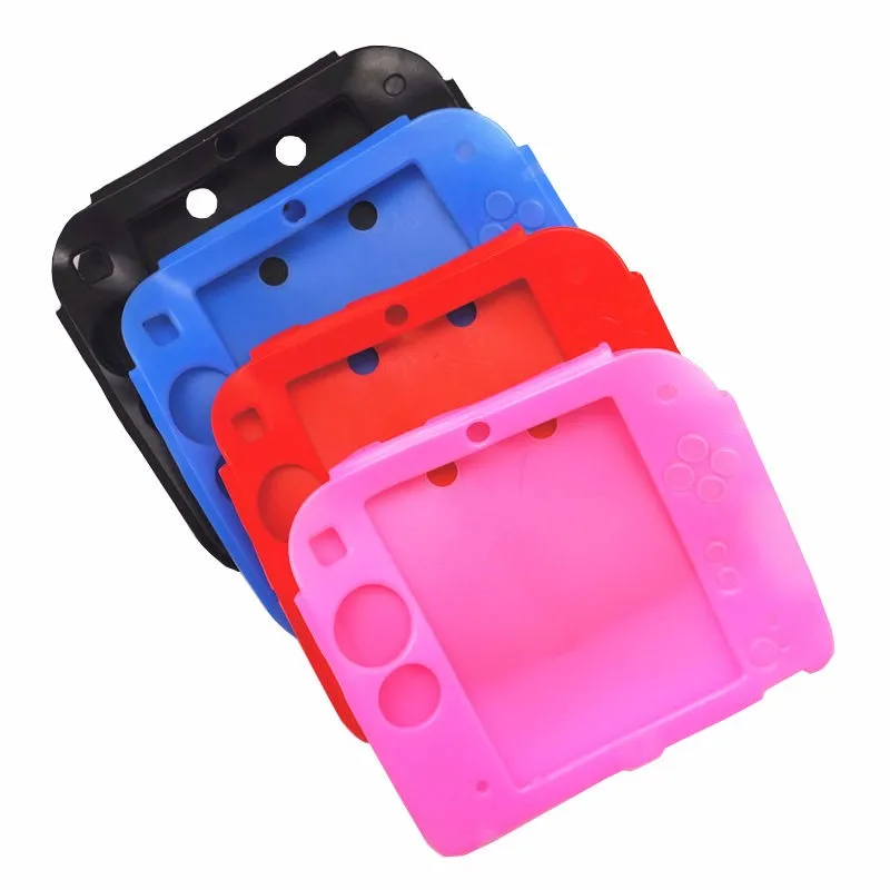 5pcs Soft Silicone Full Protection Gel Pouch Case Cover for Nintendo