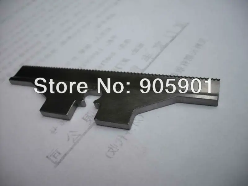 Cutters with serrated edges, tooth blades, food and packaging knife