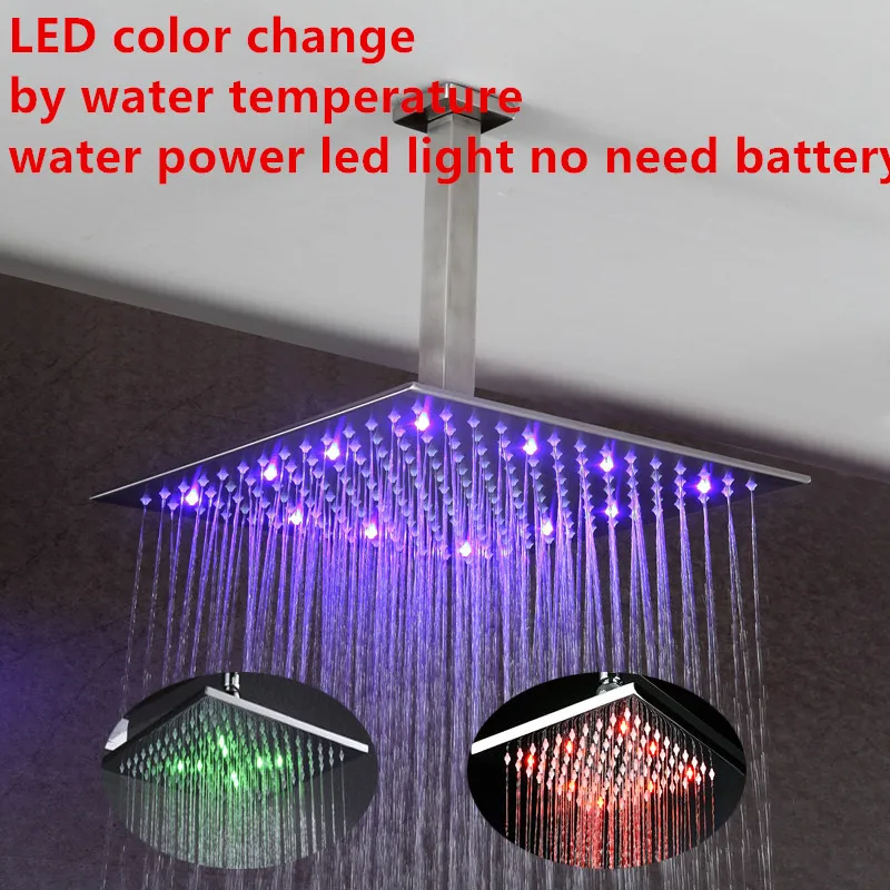 led shower