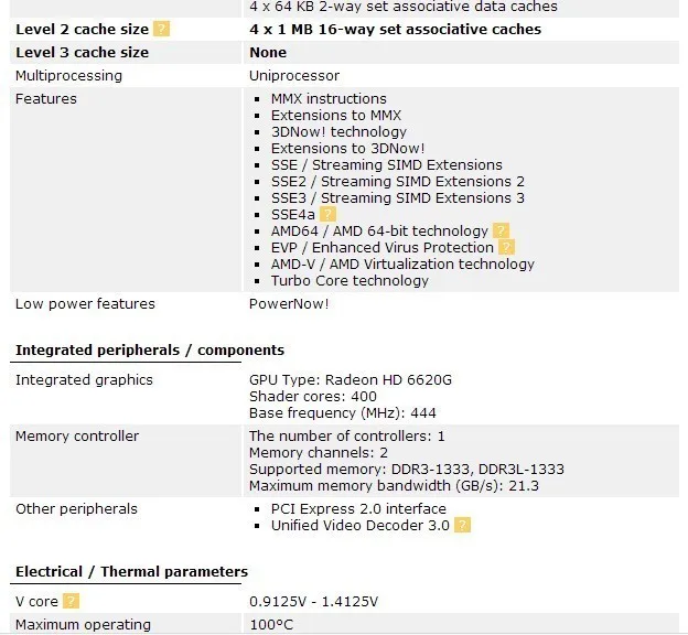 AMD Quad-Core A8-3500M серии 1,5 ГГц/4 м гнездо FS1 A8 3500 м AM3500DDX43GX A8-Series ноутбук Процессор