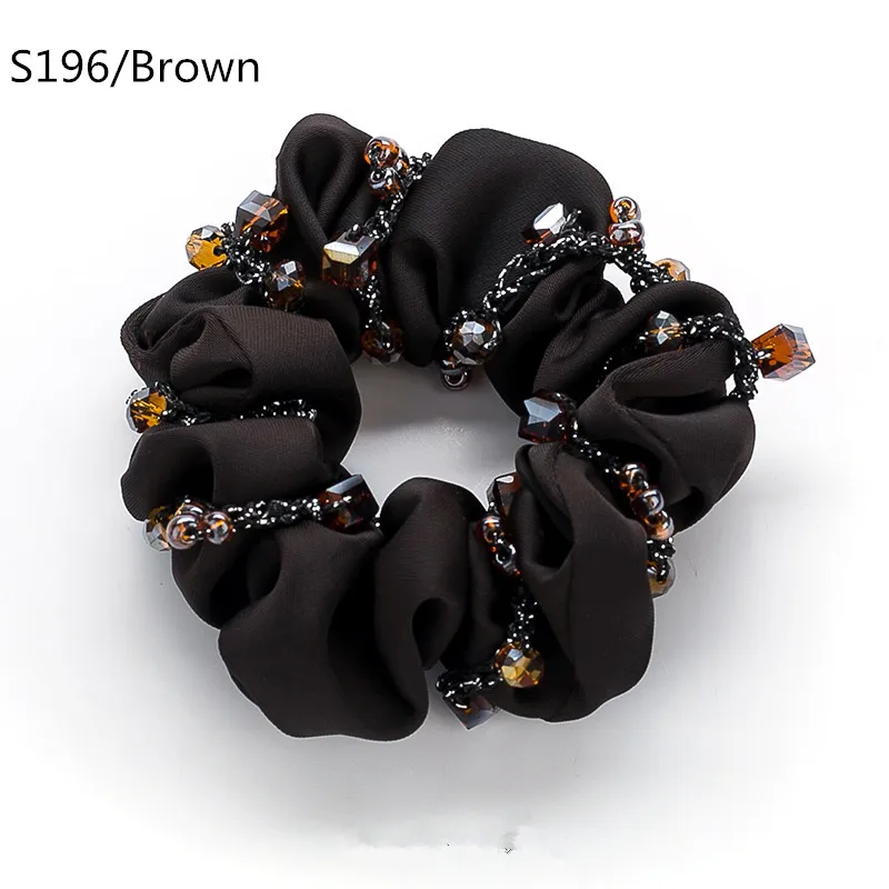

Restoration headband tied hair and leather band adult hair ring small, fresh and simple personality coiled horsetail flower