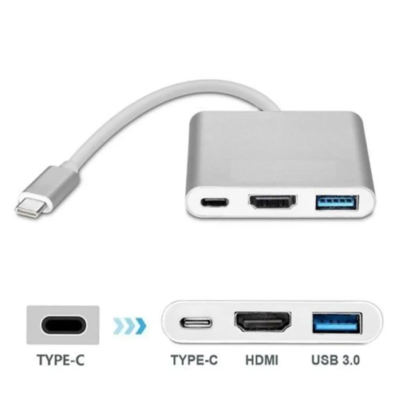 USB 3 1 Type C к 4K HDMI 0 концентратор порт для зарядки OTG адаптер Samsung galaxy S8/S8 PLUS и т. Д. Для