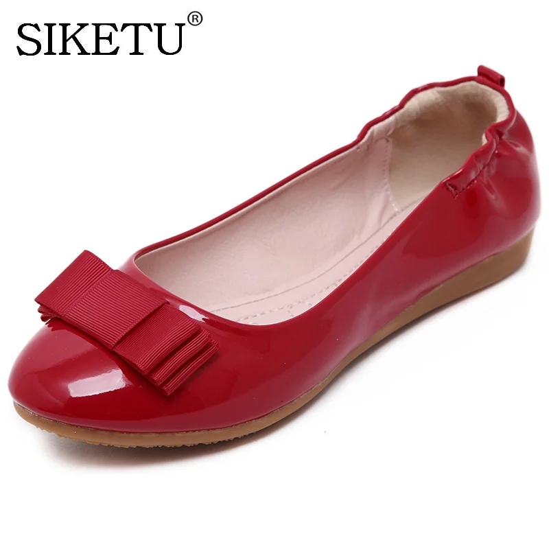 

SIKETU Spring Autumn Women Flat Casual Shoes Sweet Butterfly-knot Slip On Flats Loafers Comfortable Moccasins Soft Women Shoes