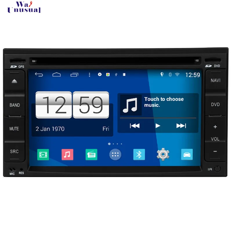 

WANUSUAL Promotion Car Styling 800*480 Quad Core 16G 6.2'' Android 4.4.4 Car DVD Player for Nissan Universal Old GPS Navigation