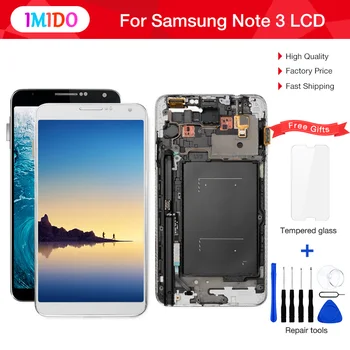 

3Pcs/Lot LCD Display For Samsung Galaxy Note3 N9005 N900A N900T N9000 LCD Display Touch Screen Digitizer Assembly+Frame