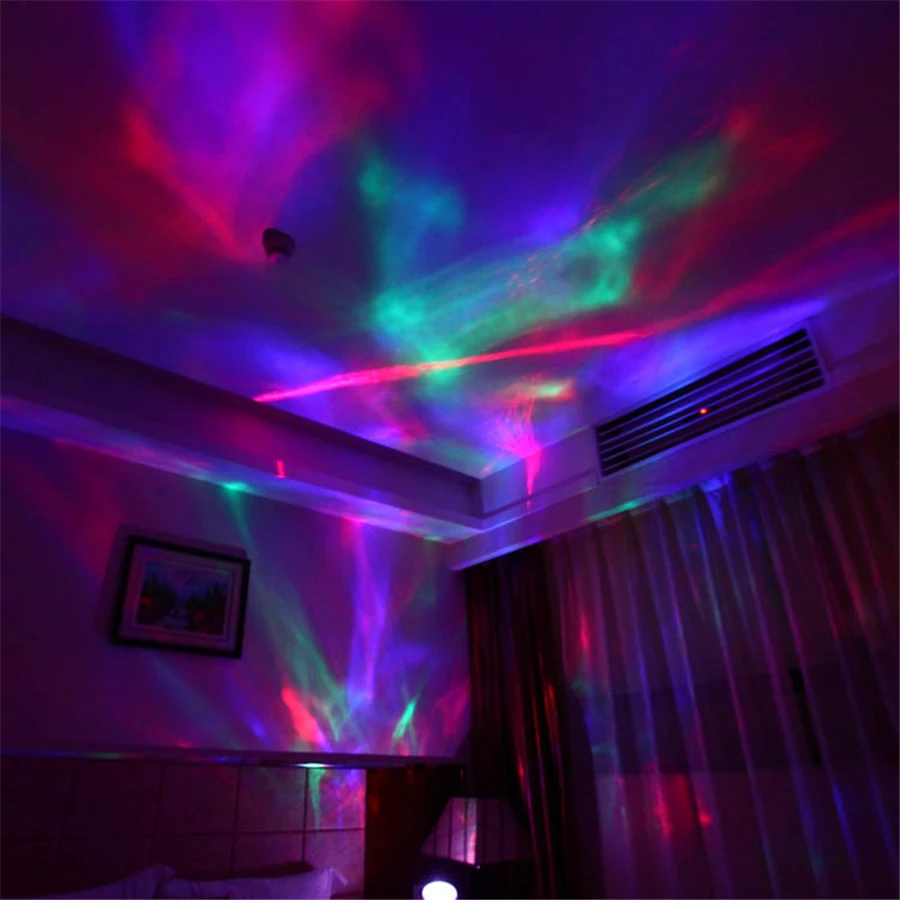 Luz da Noite Coversage Oceano Onda Aurora Alto-falante Projetor Bebê Crianças Sono Romântico Led Estrelado Estrela Mestre Mutável Lâmpada Céu 8 Coversage luz da noite oceano onda aurora