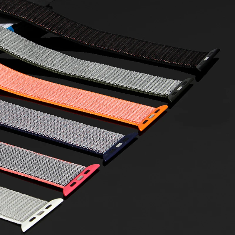 38mm 42mm 40mm 44mm band apple watch series 1, 2, 3, woven nylon band Strap iWatch 4 colorful pattern classic buckle 38mm 42mm 40mm 44mm band apple watch series 1, 2, 3, woven nylon band Strap iWatch 4 colorful pattern classic buckle