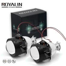 ROYALIN Bi Xenon HID Projector Lens LHD RHD 2.5 inch Headlight Lens with Hi/Lo Beam for H4 H7 H11 Car Light Retrofit Use H1 Bulb ROYALIN Bi Xenon HID Projector Lens LHD RHD 2.5 inch Headlight Lens with Hi/Lo Beam for H4 H7 H11 Car Light Retrofit Use H1 Bulb