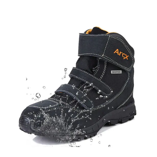 ARCX мотоциклетные сапоги из натуральной коровьей замши водонепроницаемые