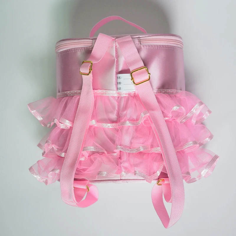 2019 хит продаж, вышитая розовая и Лавандовая металлическая пряжка, балерина для девочек, кружевная сумка для дискотеки, красивый Шелковый