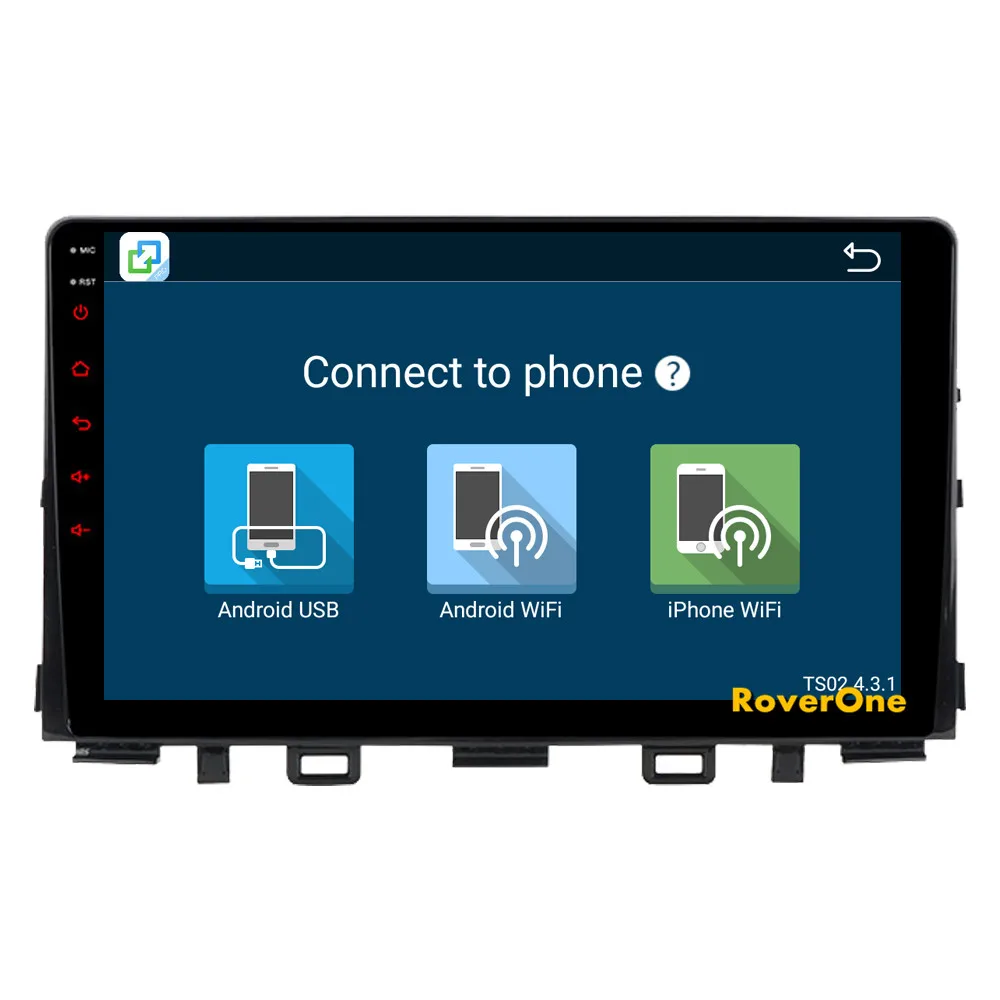 Cheap RoverOne Android 9.0 Octa Core Rio Car Radio GPS For Kia Rio 2017 2018 Touchscreen Multimedia Player Stereo Rio Head Unit 12