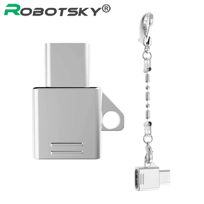 Металлический USB 3,1 OTG тип-c штекер Micro USB Женский адаптер для передачи данных для OnePlus 2 для samsung S8 для Xiaomi mi5 Macbook высокоскоростной