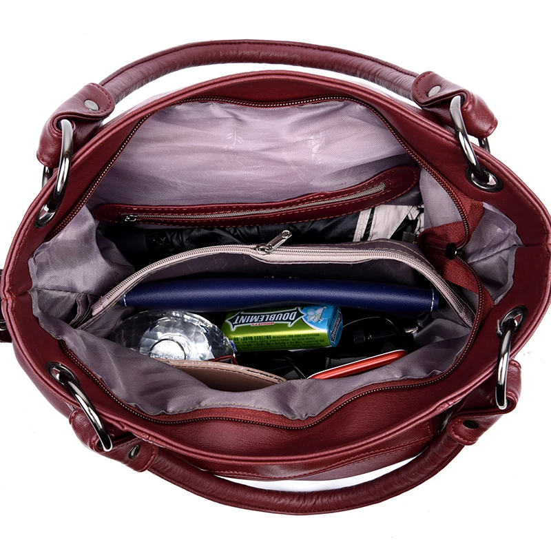 Fashion 2018 Tassel Women Handbags Designer Shoulder Bag High Quality PU Leather Bags Women Chain Ladies Hand Bag Tote Sac
