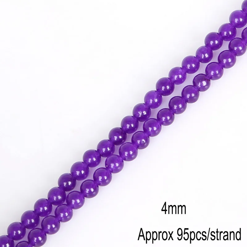 Beadia STONE BEADS 2020 Dark Purple Natural Spacer Beads for Making Jewelry  4-12 MM Wholesale - AliExpress