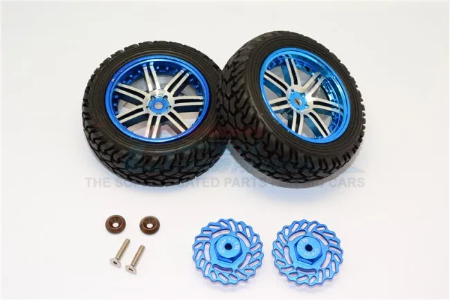 1/18 Traxxas 4WD latrax Титон/SST сплав задний тормоз диск + 5.5 мм толщиной колес и шин-