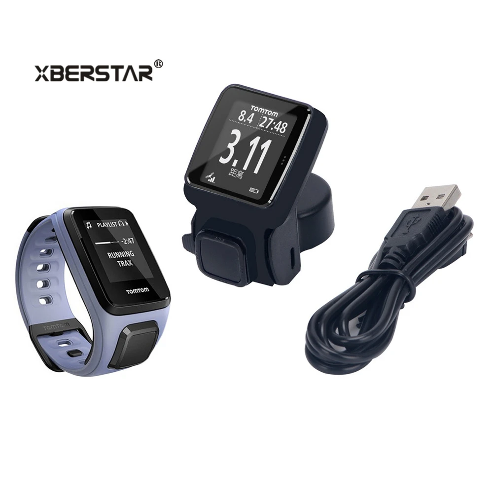  Ersatz USB Datenkabel und Lade Cardle für Tomtom Funken Cardio/Funken Cardio + Musik/Runner 2 Cardi