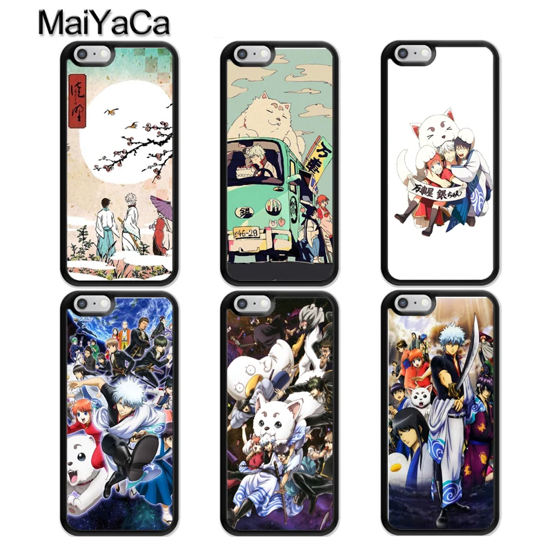 

MaiYaCa Anime Gintama Case For iphone 11 Pro MAX X XR XS MAX 6 6S 7 8 Plus 5 5S TPU Back Cover Fundas