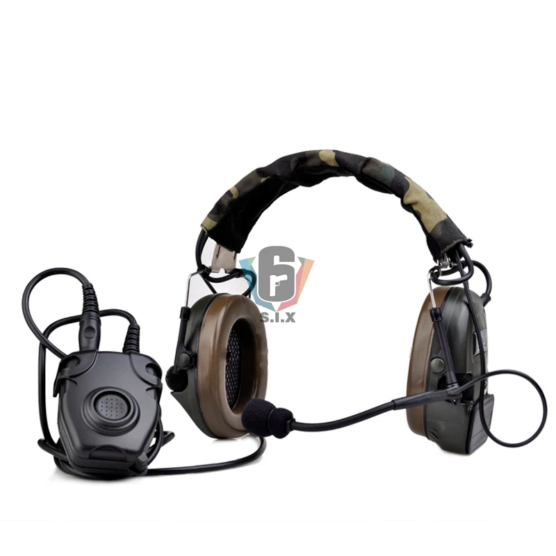 Fone de Ouvido de Redução de Ruído Airsoft com Z-tático Z-tac Tático Engrenagem Peltor Comtac i Ptt Kenwood 3 com z-tático peltor ptt kenwood