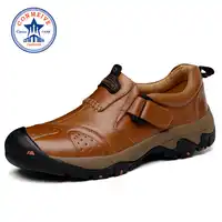Promotion Winter Hunting Genuine Leather Hiking Shoes Warm Outdoor Trekking Boots Lace-up Climbing Mens Sneakers Men Walking