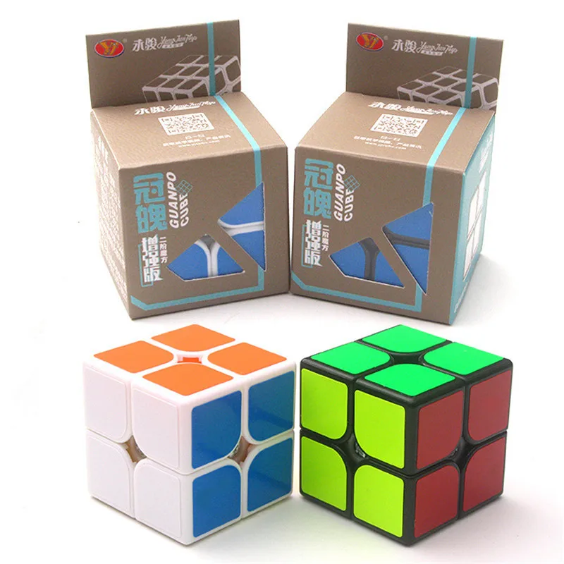 

2x2 Magic Cube Original Box Profession Game Speed Cube Puzzle Toy For Children Educational Toys
