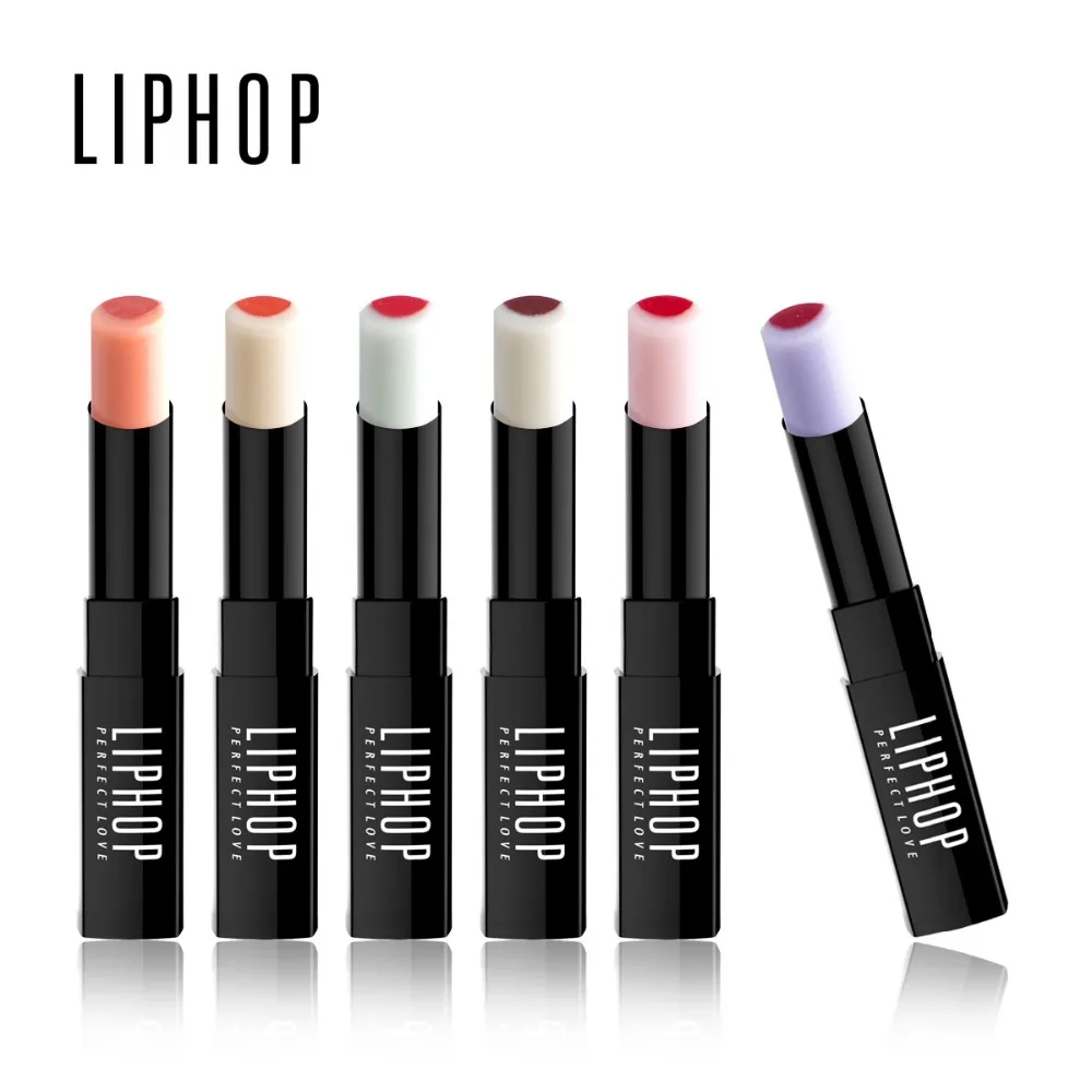 

LIPHOP Brand Lipstick Moisturizer Two Color Gradient Waterproof Lip Balm Korean Style Lasting Nutritious Lips Cosmetic