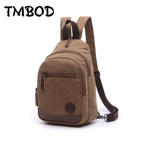 Forma do Vintage Prova de Água para o Sexo Mochila de Lona Bolsa de Ombro Novo 2019 Homens da Pequenos Bolsas à Masculino Mochilas Militares Bolsas An678