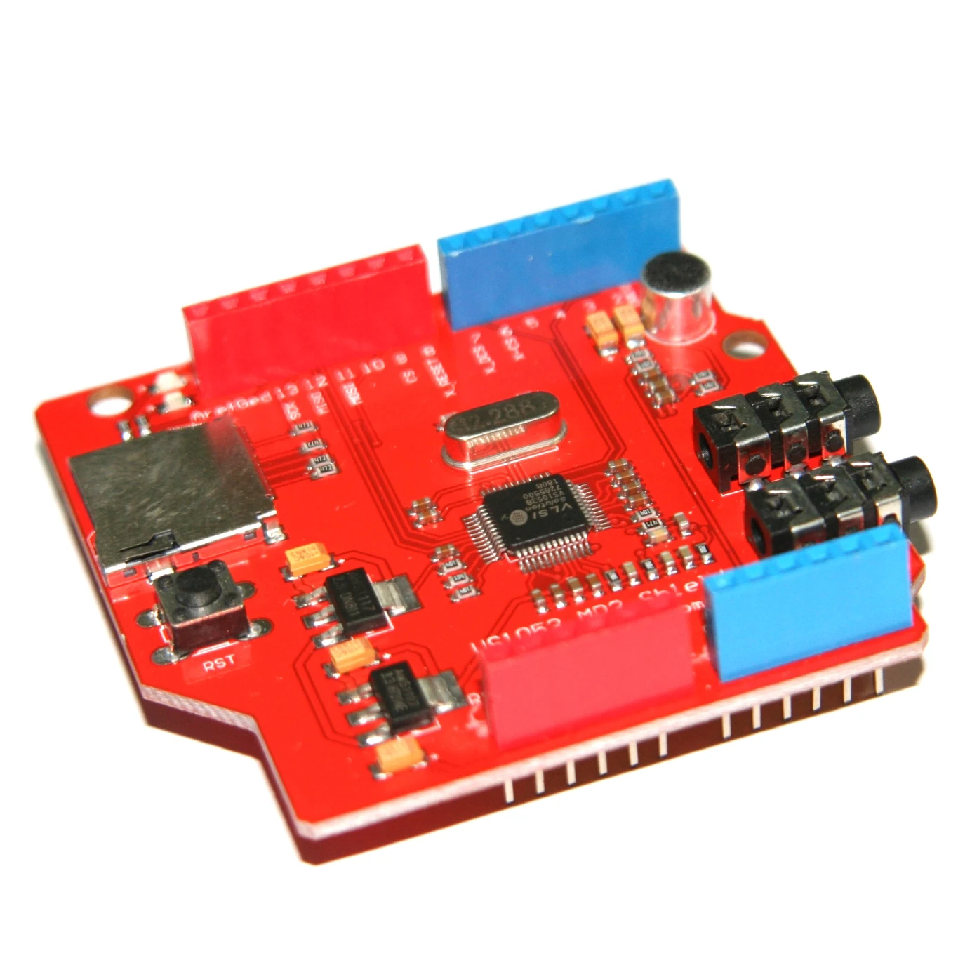 

VS1053 VS1053B Stereo Audio MP3 Player Shield Record Decode Development Board Module With TF Card Slot For Arduino UNO R3 One