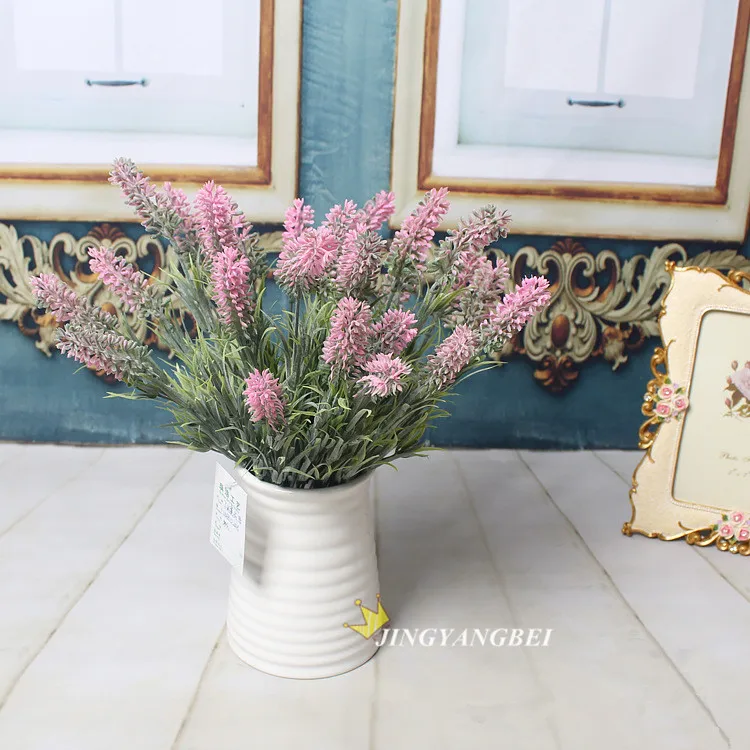 1 шт. цветок лаванды Прованса пластиковые искусственные цветы букет Розовый Фиолетовый Белый Лаванда рождественские украшения для дома