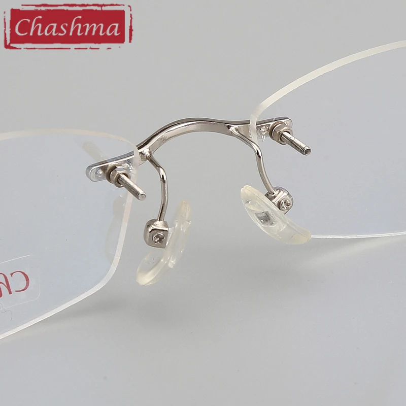 Брендовые дизайнерские ультралегкие очки Chashma женские без оправы по рецепту