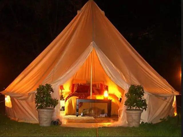 4 Mt/5 Mt/6 Mt Glamping glocke zelt baumwolle tipi zelt in