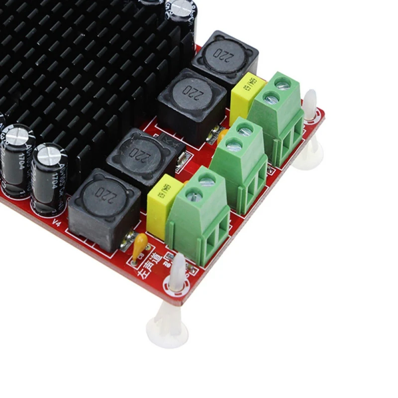 TDA7498 placa amplificador de potencia Digital 100 W + 100 W amplificador de Audio estéreo de doble canal Clase D para altavoz DC 15-34 V E4-001