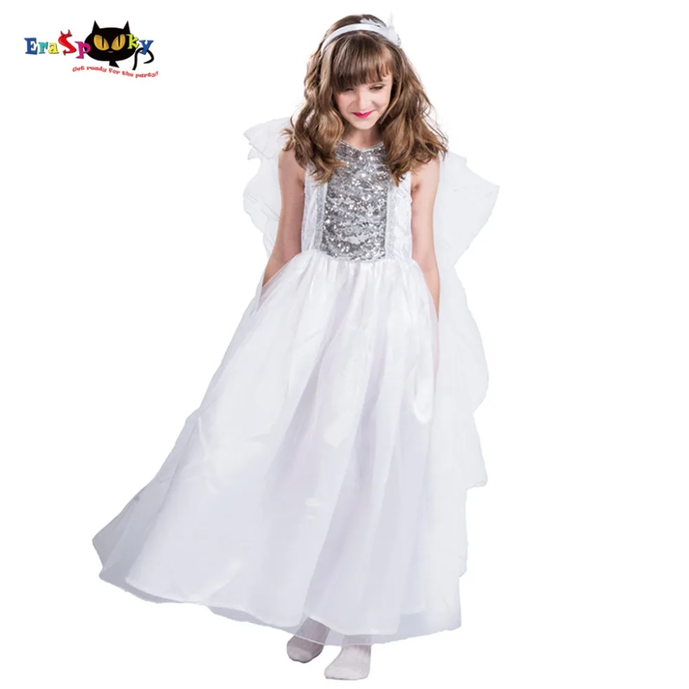 Princess-Dress-Costume-Dresses-White-Cosplay-with-Lace-Angel-Wings-Role-Play-for-Girls-Children-Holidays