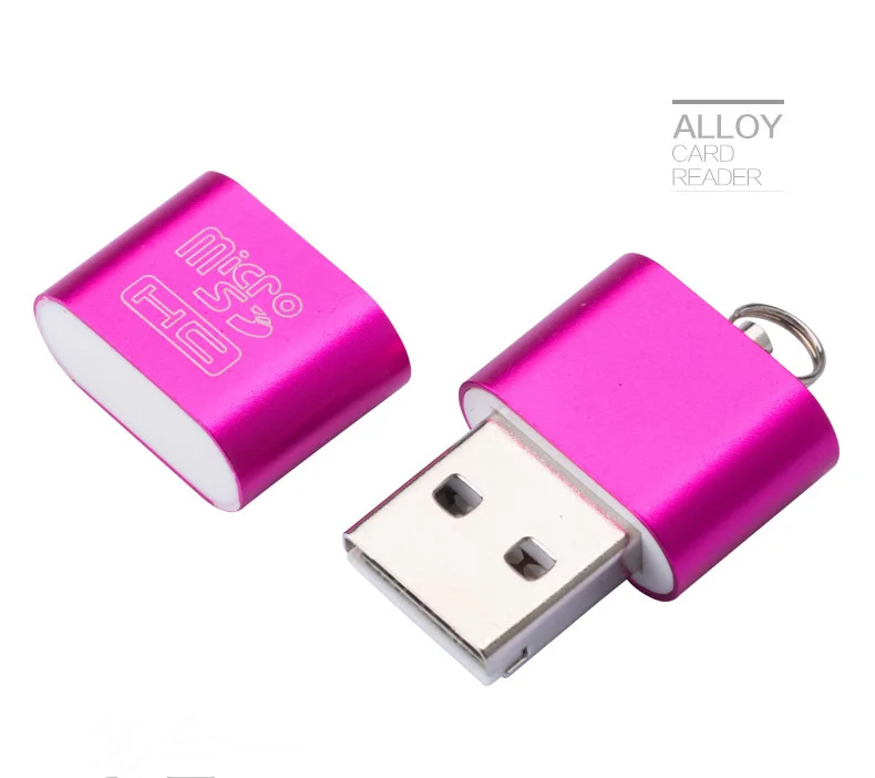 Высокоскоростной USB 2,0 интерфейс Micro SD TF T-Flash устройство для чтения карт памяти адаптер легкий портативный мини карты памяти оптом