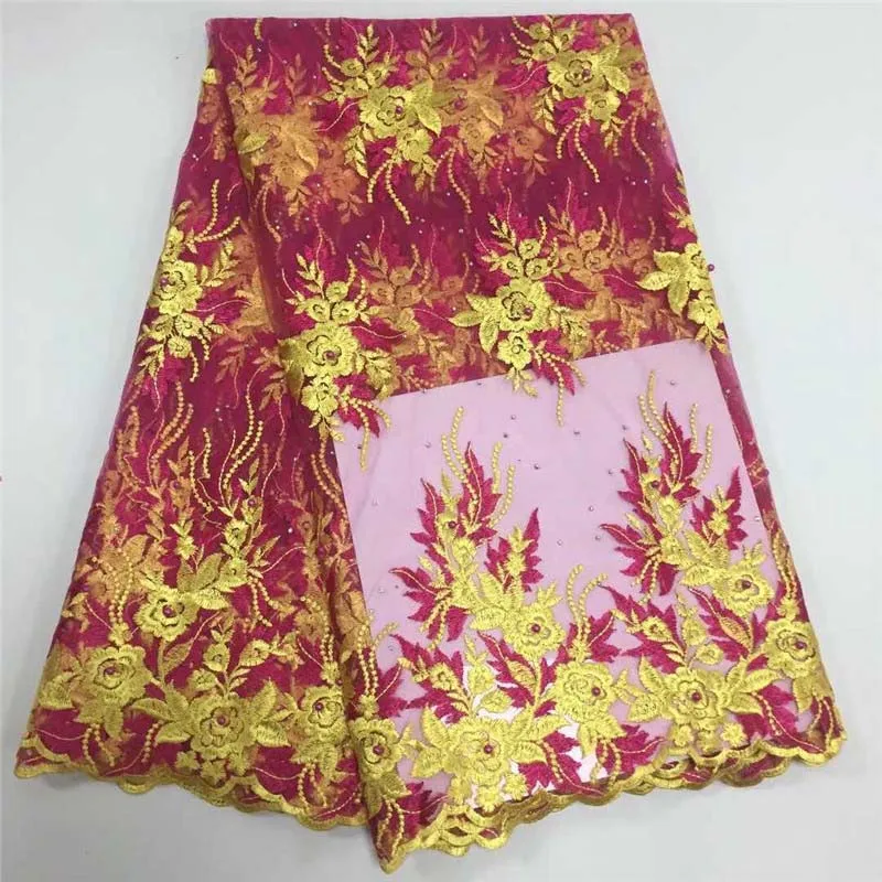 2018 Latest French Nigerian Laces Fabrics Elegant Lace Fabric With