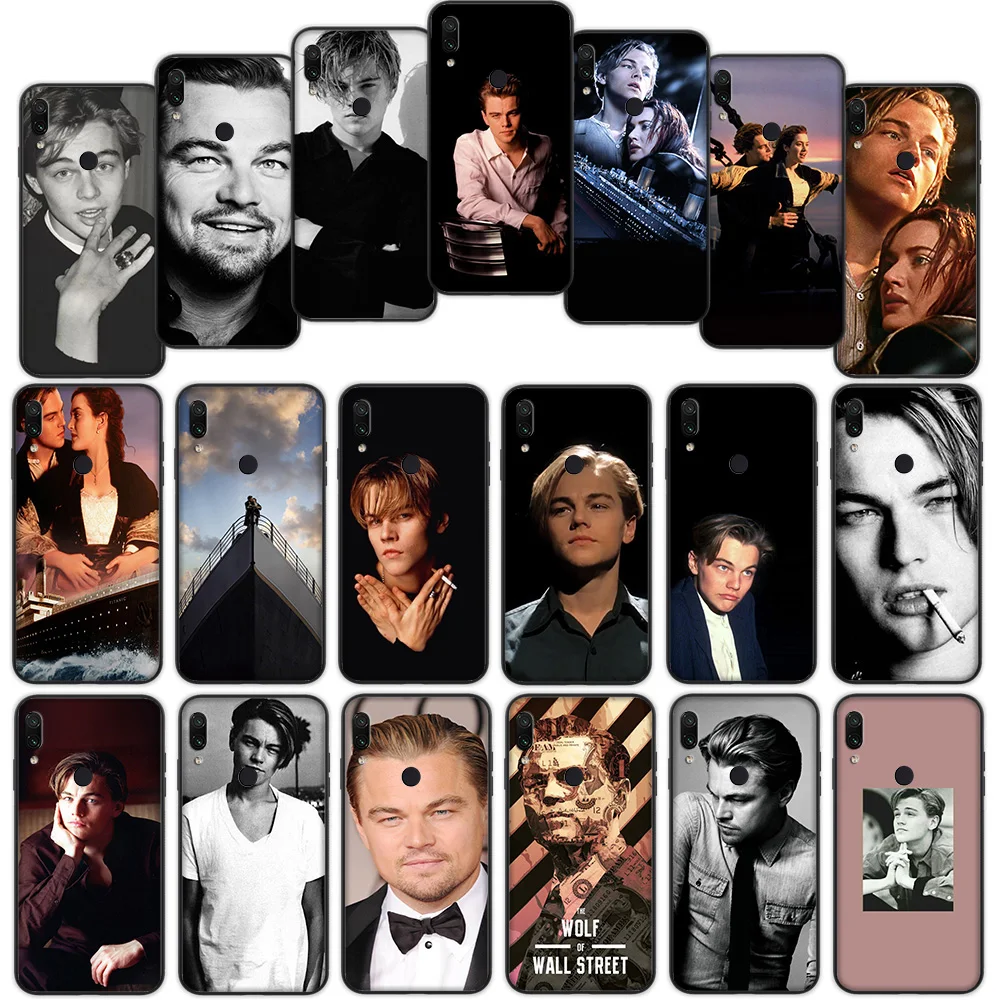

Leonardo DiCaprio Young Super Star Soft Cover Case for Xiaomi Redmi Note 7 4 4X 6 Pro 5 Plus 5A 6A Go S2