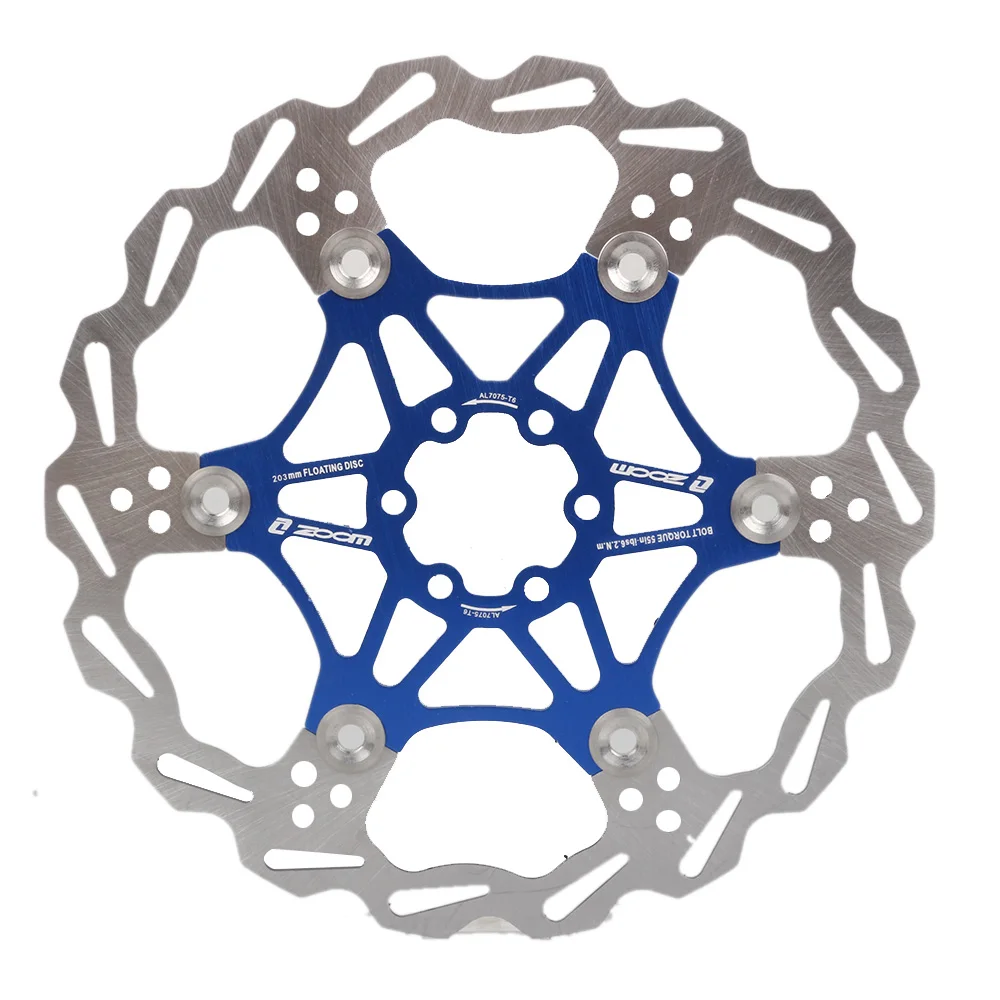 1 шт. ротор тормоза горного велосипеда сильный отвод тепла плавающий ротор 160 мм 180 мм 203 мм MTB дисковые Тормозные колодки для велосипеда Сверхлегкий