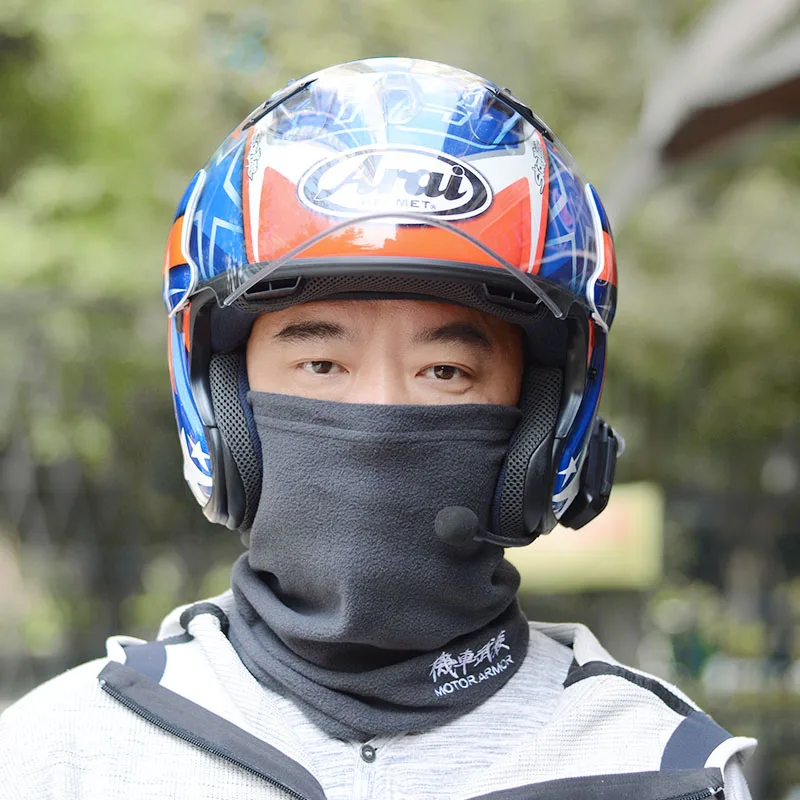 

Motorcycle Windproof Face Mask Winter Neck Warmer Snood Fleece Scarf Ski Cycling Riding Warm Mask Mens Womens Moto Balaclava