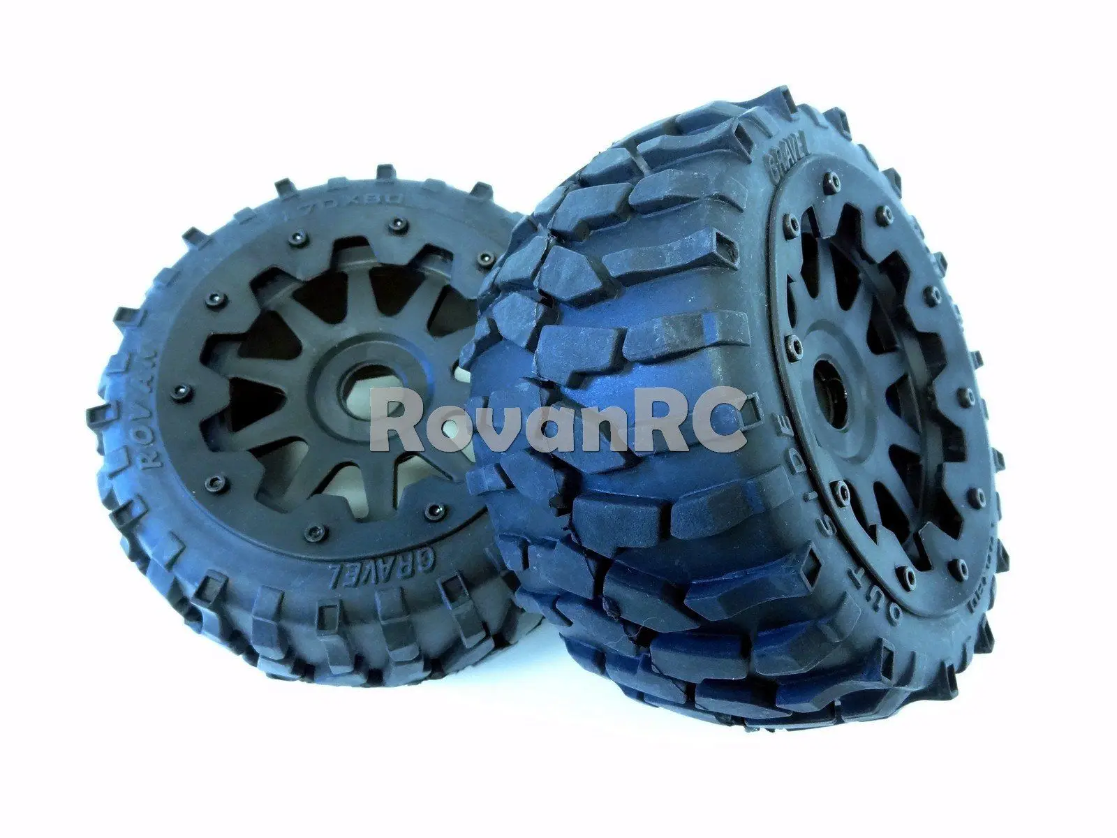 

1/5 Rovan Rear Gravel All Terrain Wheels (set of 2) HPI Baja 5B King Motor Buggy