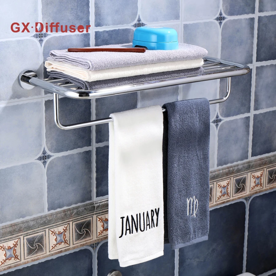 

Bathroom Shelf Towel Stainless Steel Polished Shelf Towel Rack Stainless Steel Polished Bath Holders High Rank Accessories