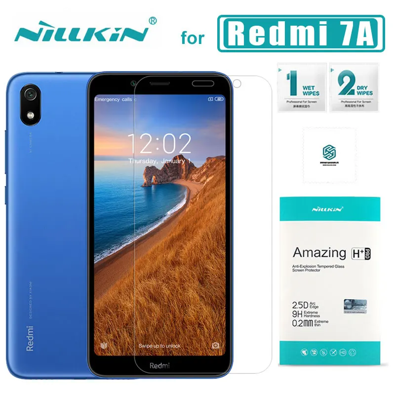 

For Xiaomi Redmi 7A Glass Nillkin 9H+ Pro 2.5D Tempered Glass Screen Protector Ultra-thin for Xiaomi Redmi 7A Nilkin Glass